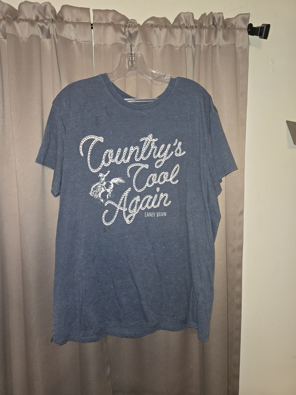 Country's Cool Again Blue Graphic Tee by Lainey Wilson